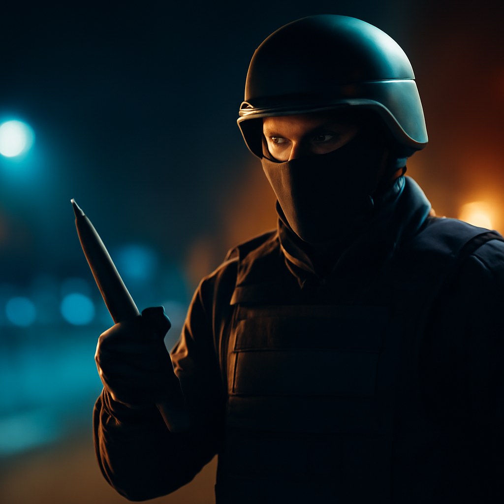 AI-generated editorial illustration for: Policía abatió a principal sospechoso de ataque en marcha del Orgullo LGBTIQ+ de Berlín