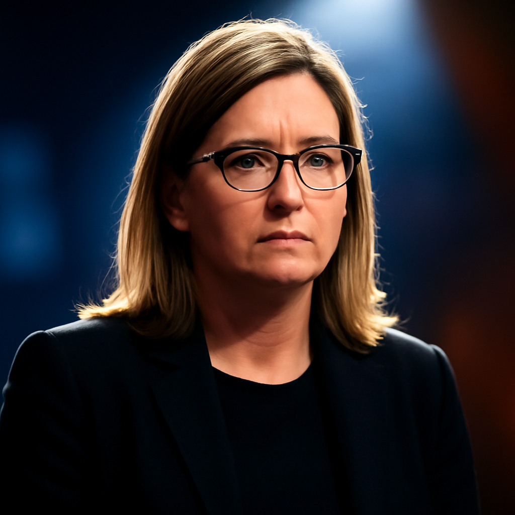 AI-generated editorial illustration for: Jacinta Allan expected to face leadership challenge after Victorian Labor factions meet