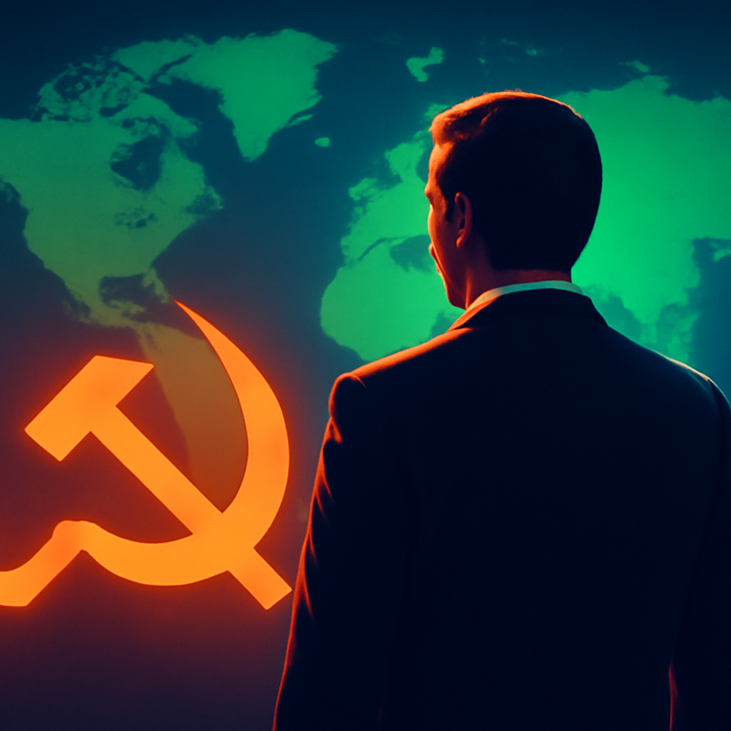 AI-generated editorial illustration for: Cómo la oposición a Israel y el costo de la vida están impulsando a los candidatos más de izquierda del Partido Demócrata en EE.UU.