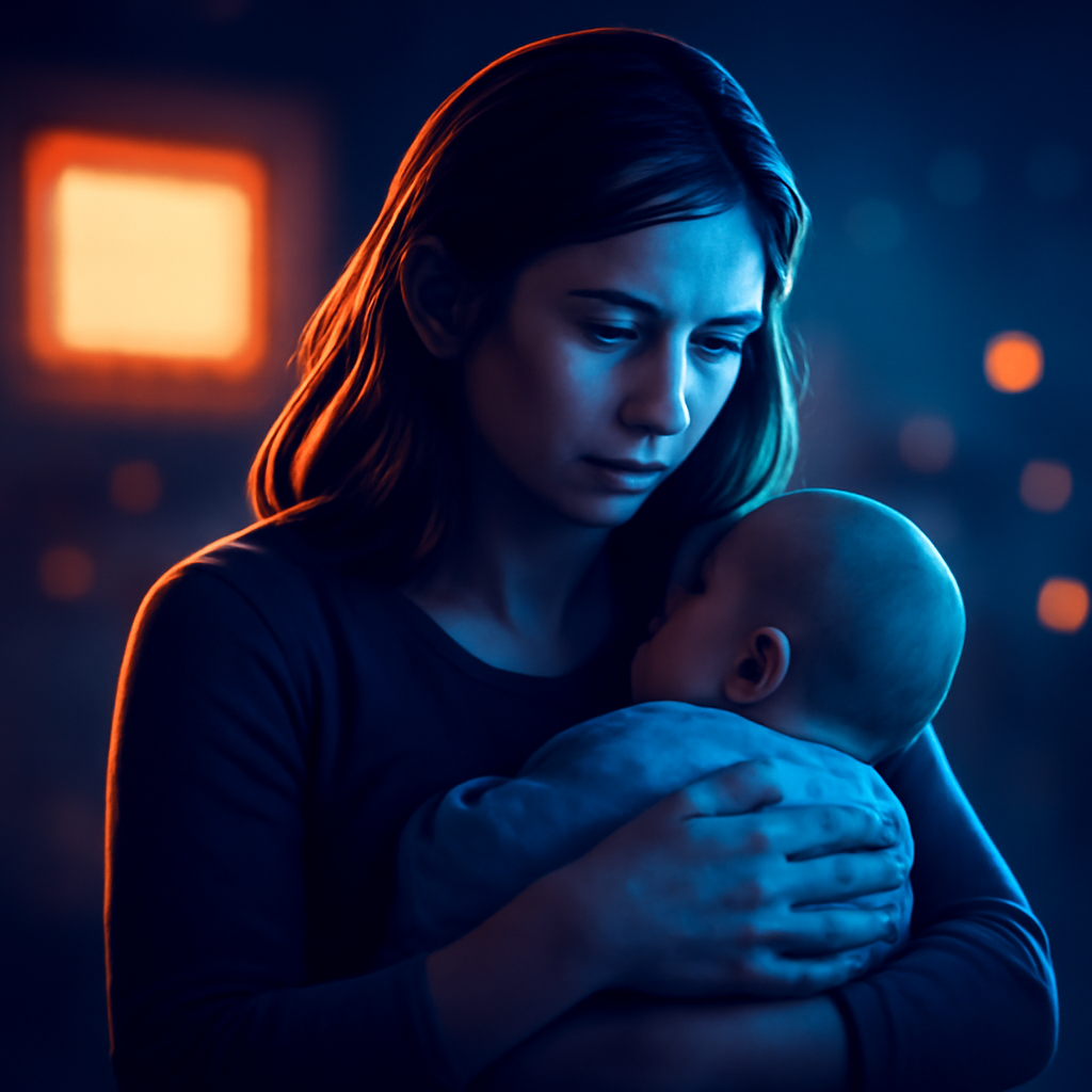 AI-generated editorial illustration for: Documentary explores why U.S. mothers lack support systems found in other countries