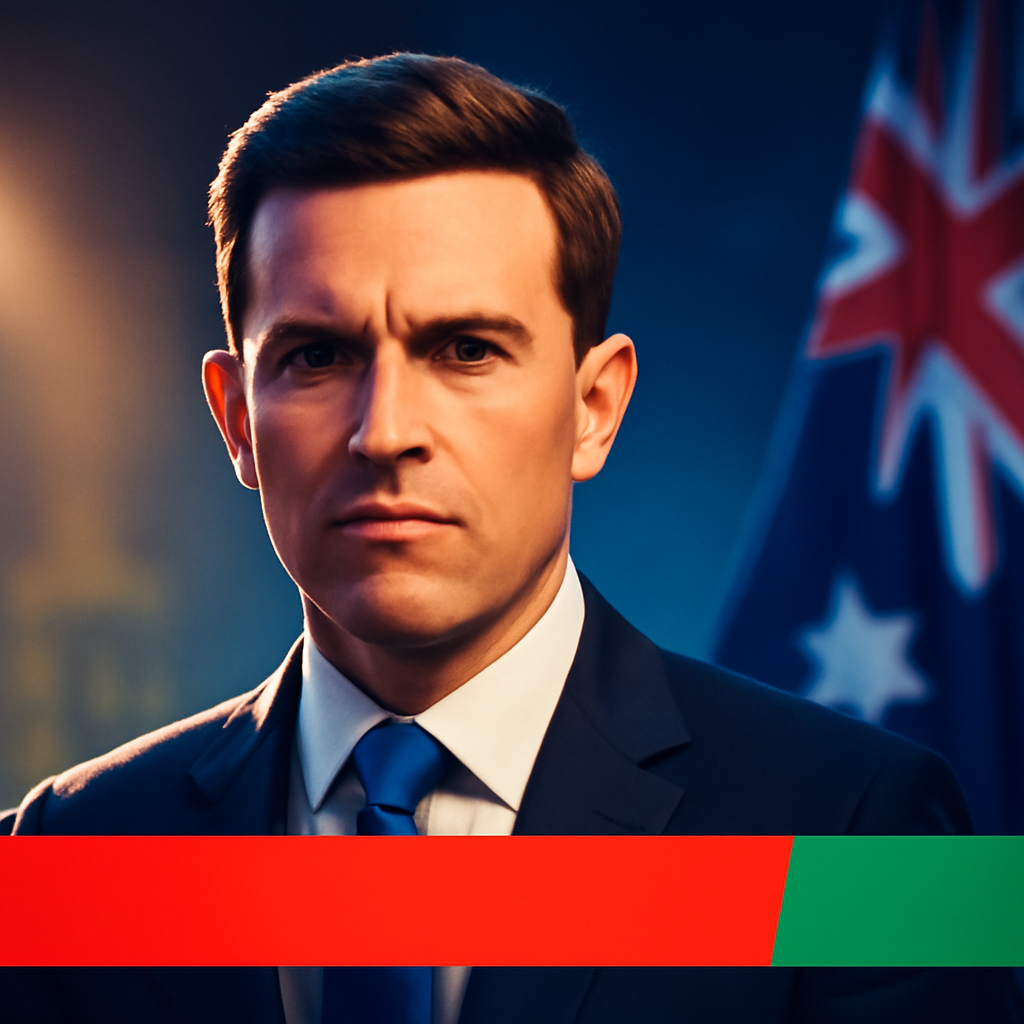 AI-generated editorial illustration for: Who is Ben Carroll, poised to become Victoria's new premier?