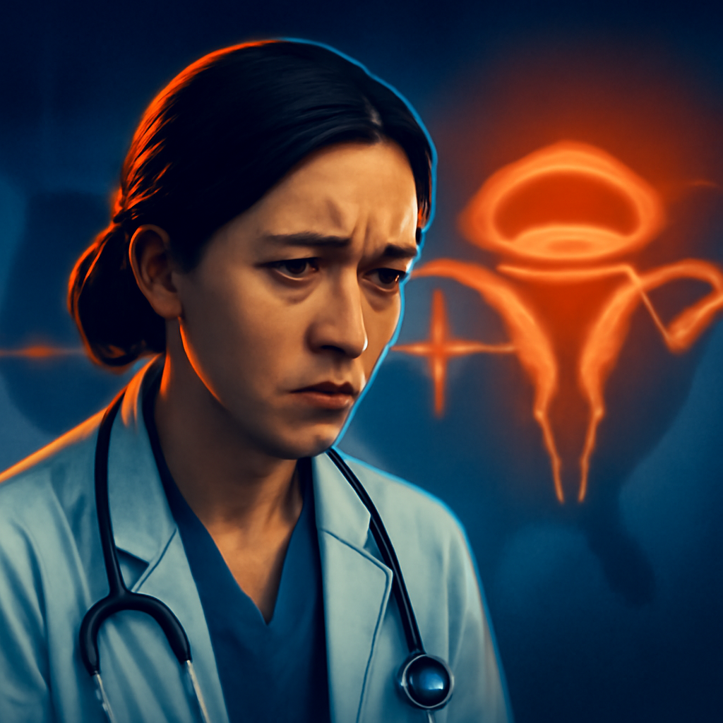 AI-generated editorial illustration for: Why doctors say abortion bans are worsening medical care during miscarriages