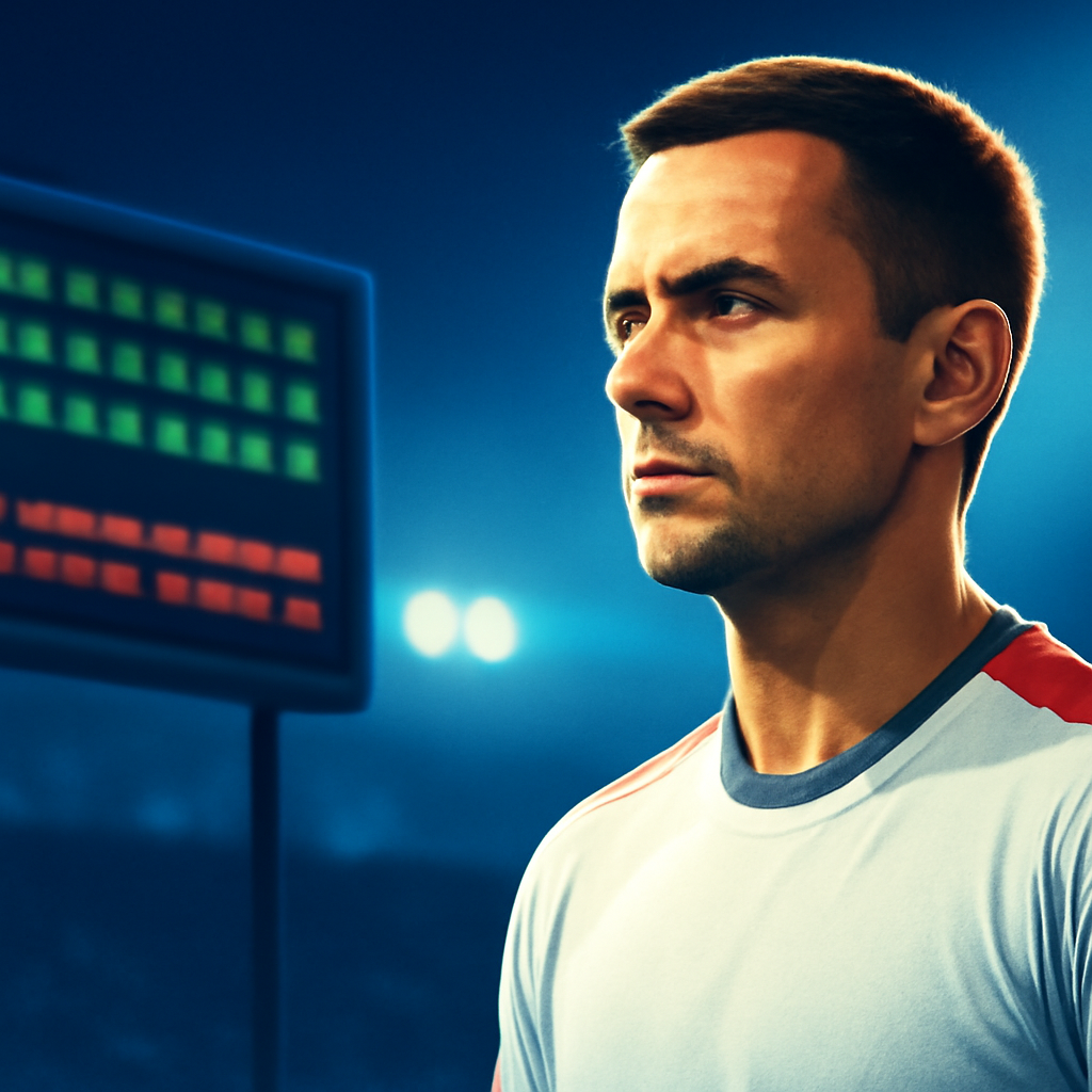 AI-generated editorial illustration for: Athlète de haut niveau et sportif olympique, il est devenu maire de sa ville en Moselle