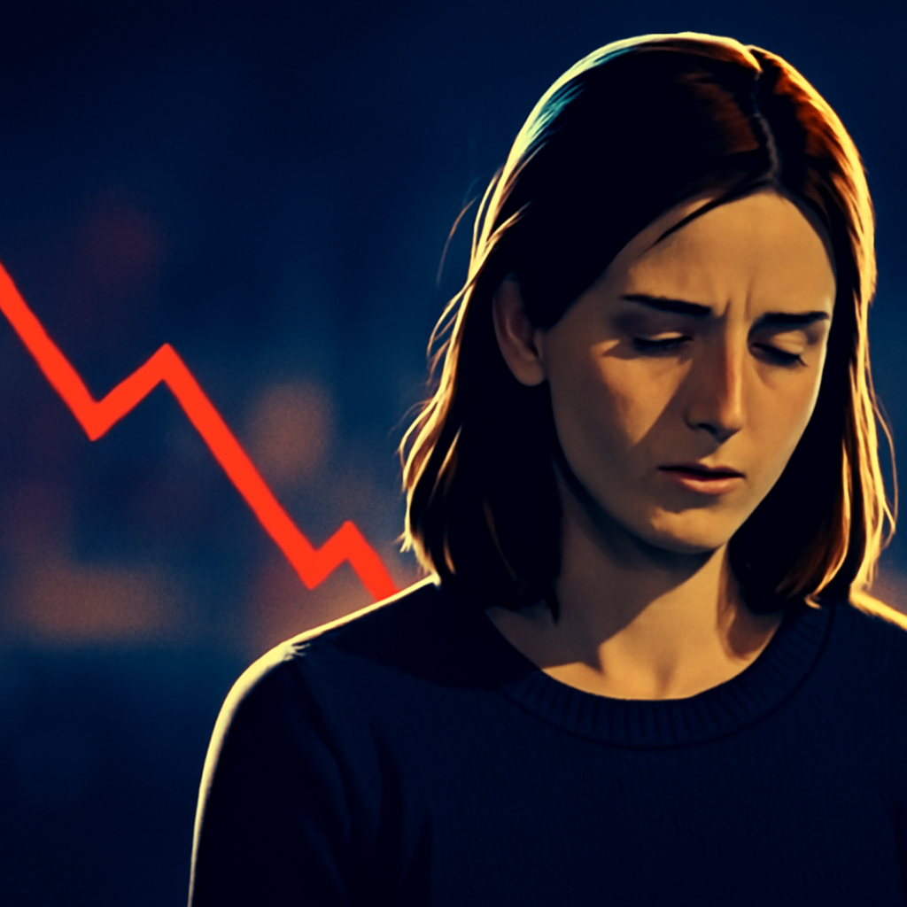 AI-generated editorial illustration for: The evidence that shows today's 20-somethings really do have it worse