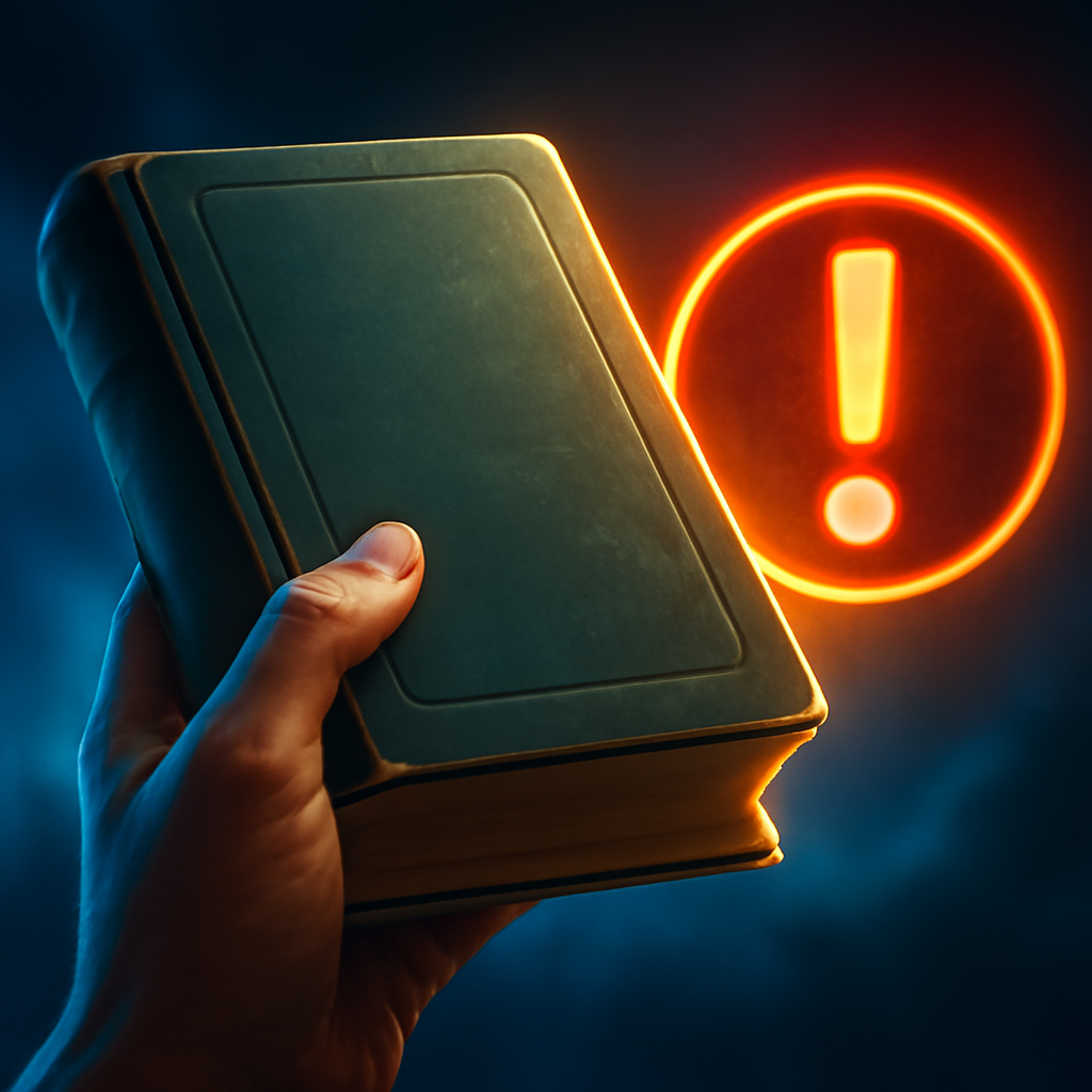 AI-generated editorial illustration for: Library book returned after 150 years, $28k fine waived