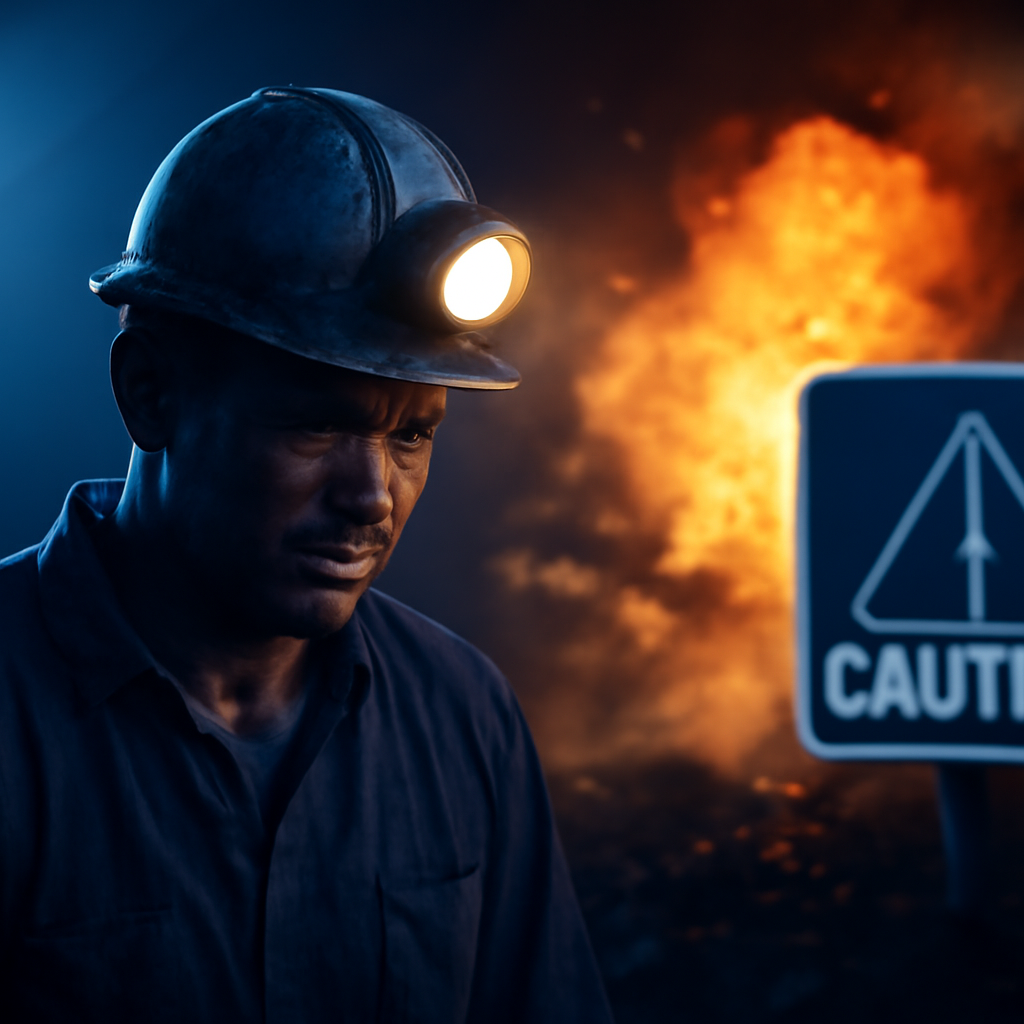 AI-generated editorial illustration for: Pakistan Coal Mine Blast: पाकिस्तान की कोयला खदान में बड़ा हादसा, धमाके में 18 मजदूरों की मौत; 42 अब भी फंसे