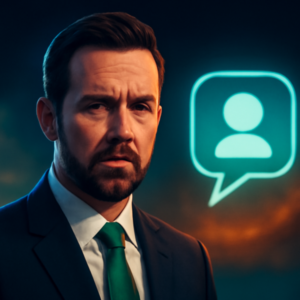 AI-generated editorial illustration for: Mayor's failed defamation lawsuit a 'glimpse into the future', academic says
