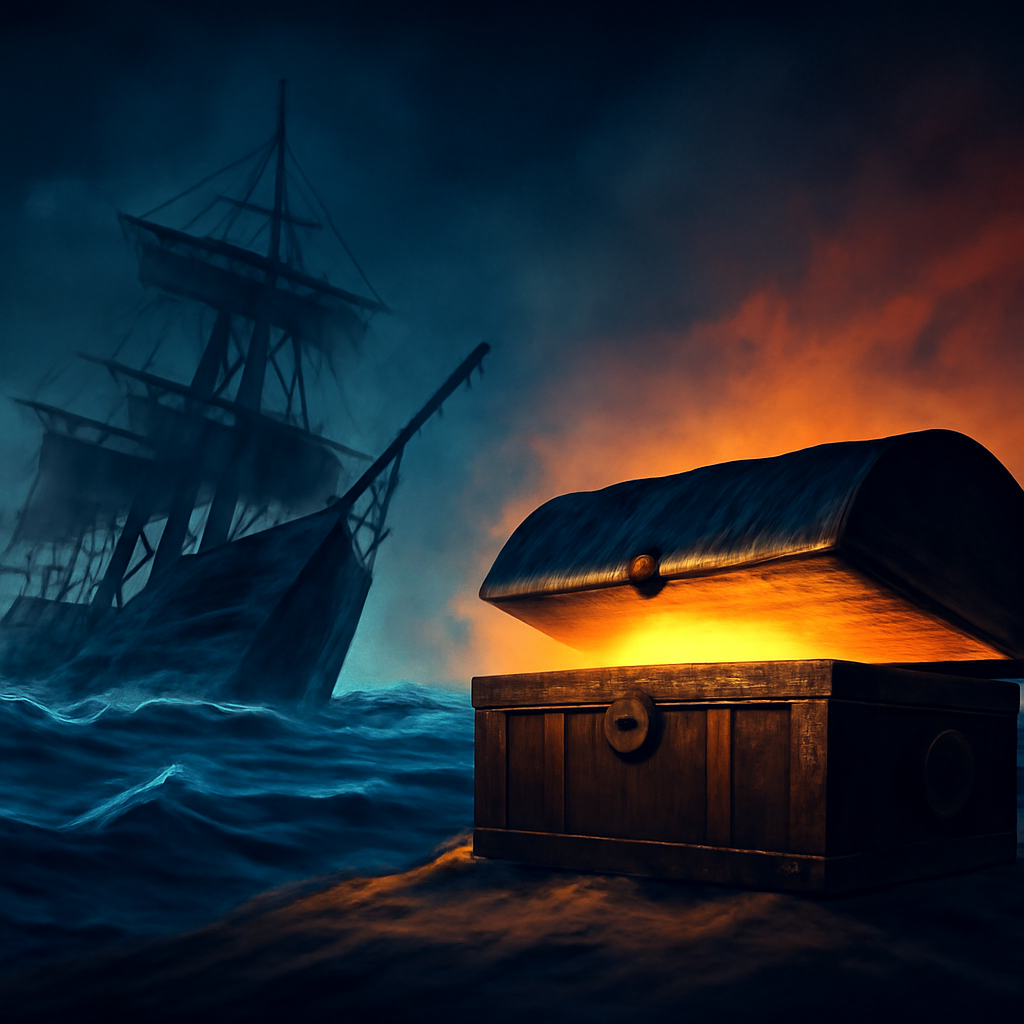 AI-generated editorial illustration for: Shipwreck cargo reveals 400-year-old global trade secrets