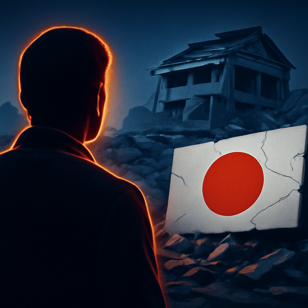 AI-generated editorial illustration for: News Wrap: Death toll from Japan earthquake rises to 34