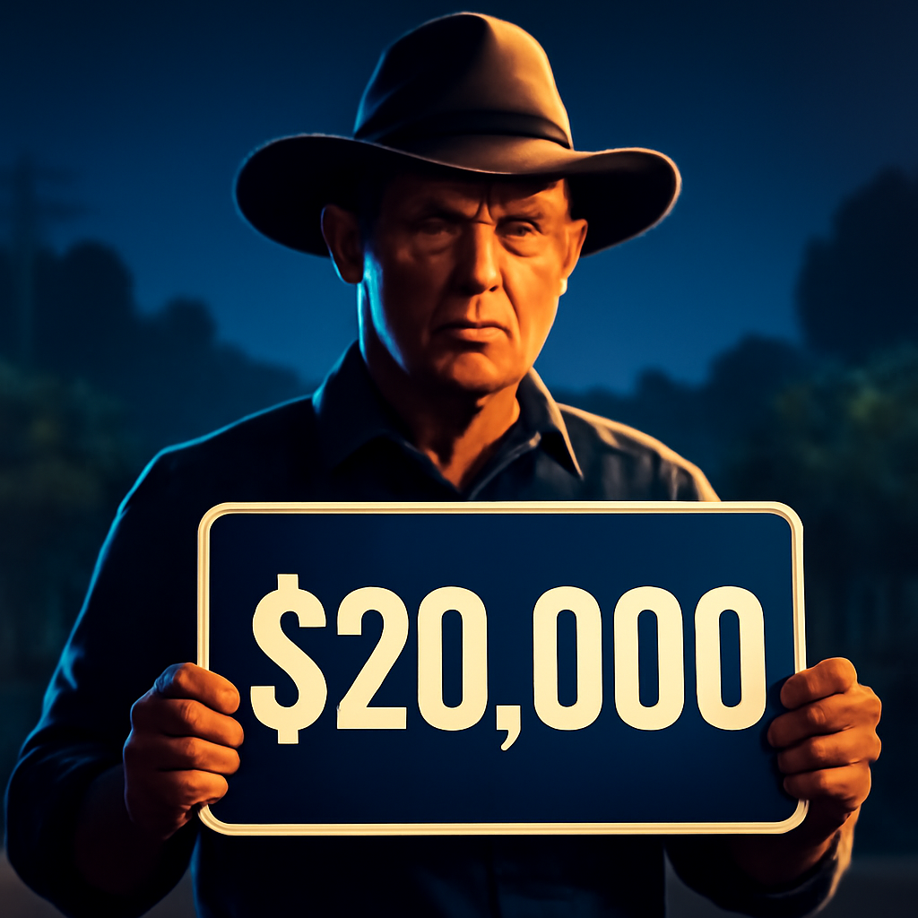 AI-generated editorial illustration for: Farmer posts reward after dog shot at family nursery