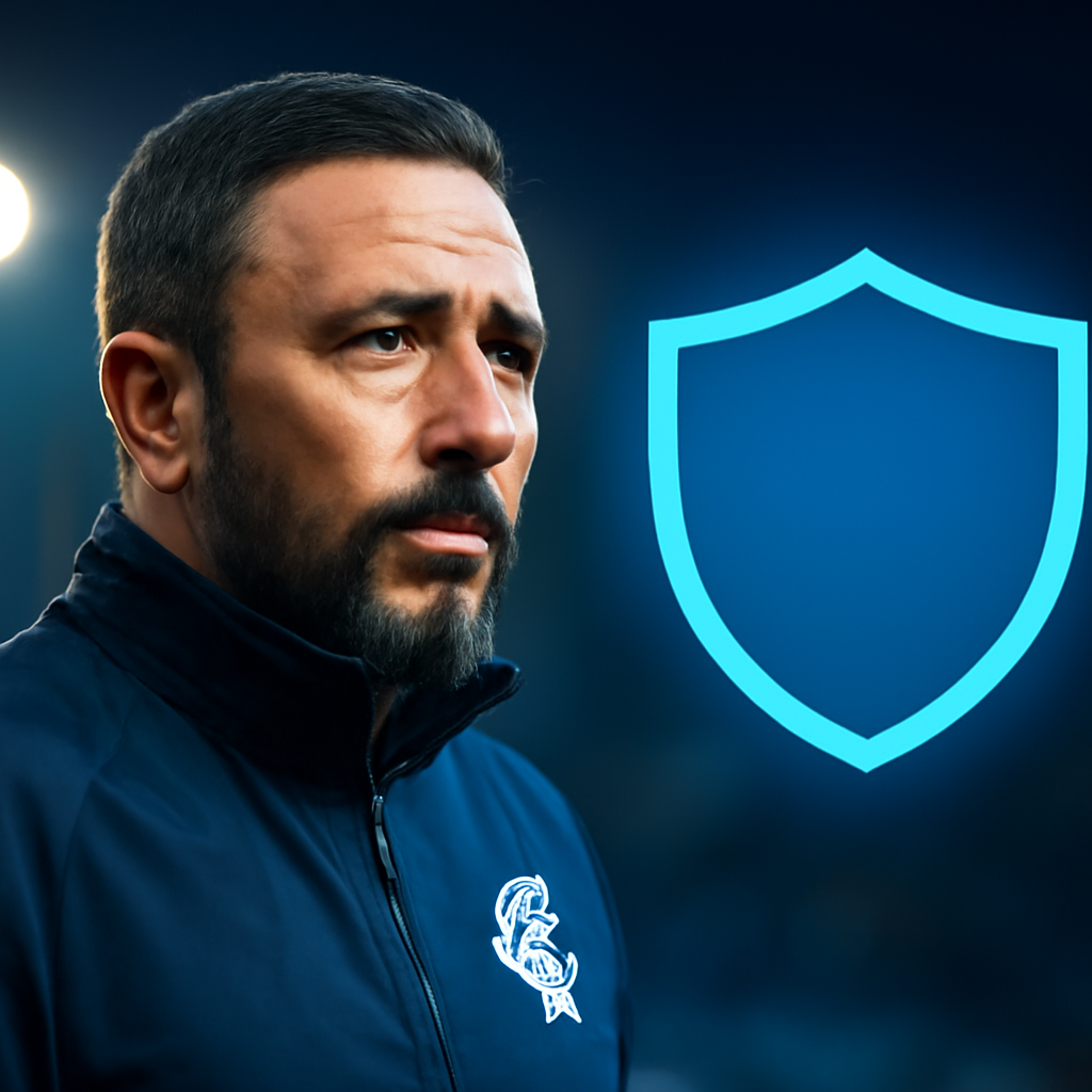 AI-generated editorial illustration for: Same start but different outlook at Rangers as McInnes era begins