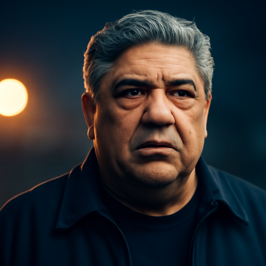 AI-generated editorial illustration for: 'Sopranos' actor Vincent Pastore, known for playing mobsters and tough guys, dead at 80