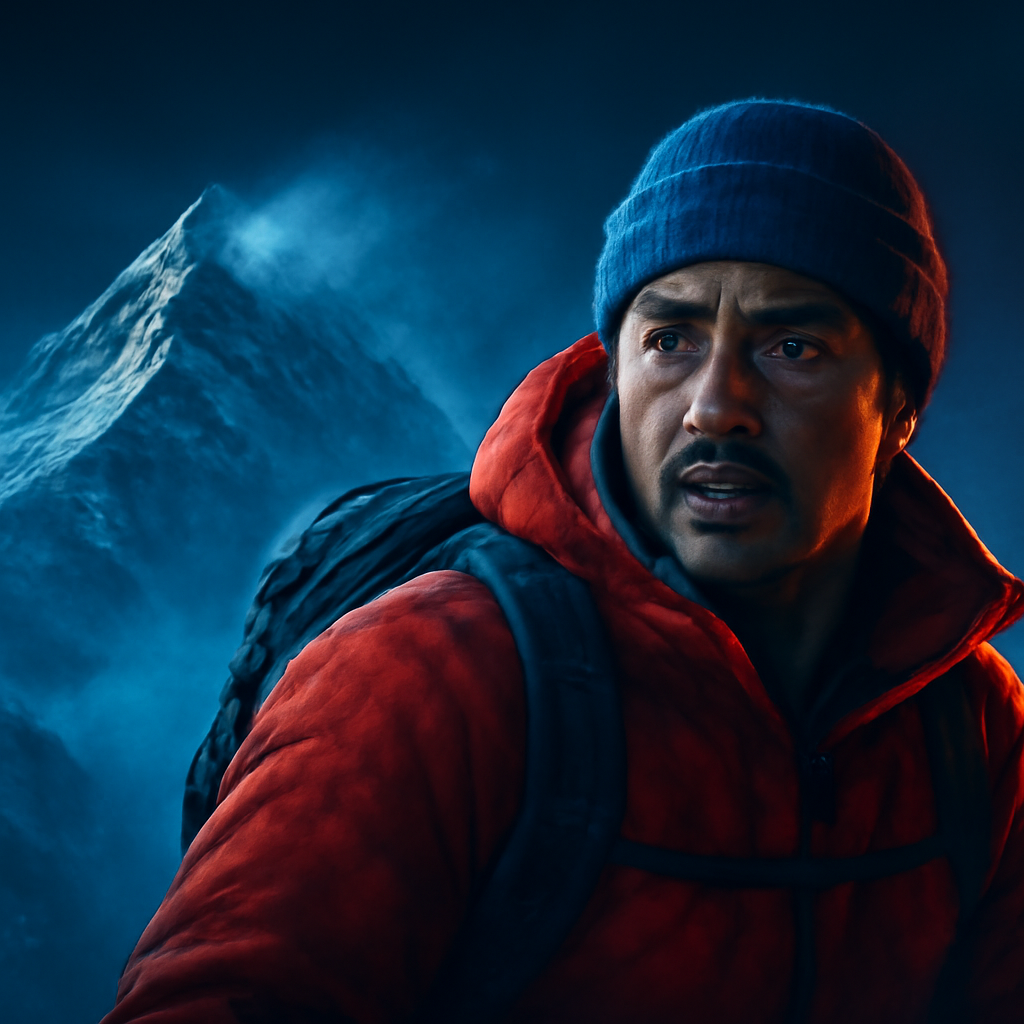 AI-generated editorial illustration for: Avalanche in Pakistan kills famed mountaineer Nirmal Purja and his fellow climbers