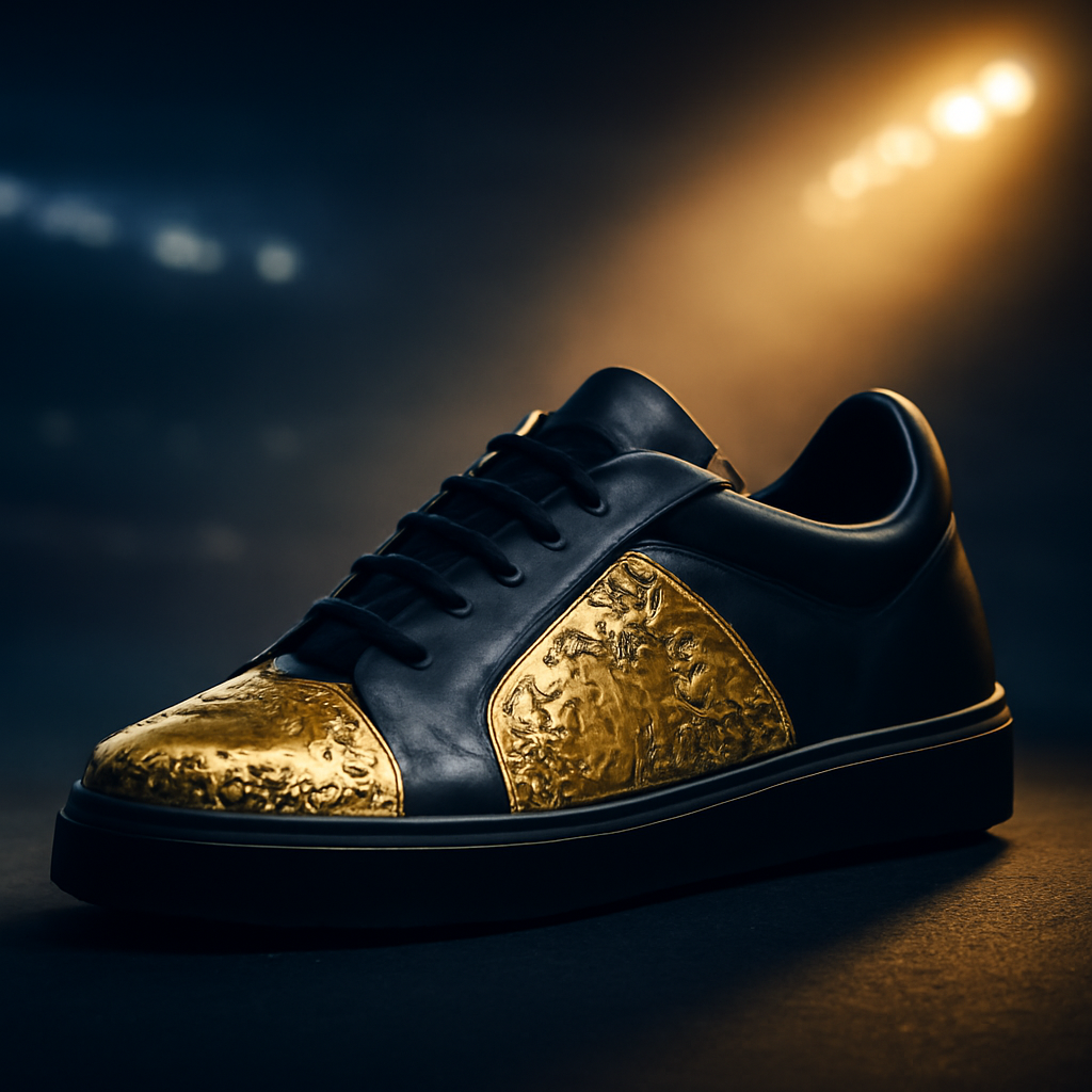 AI-generated editorial illustration for: Comment le soulier devient un bijou de résilience par Abdel Louaguef d'Adiviar