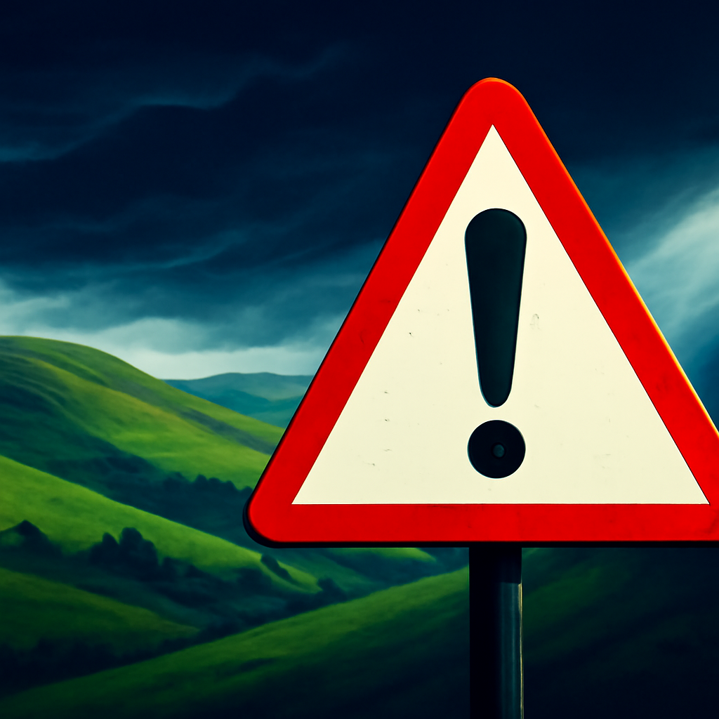AI-generated editorial illustration for: Peak District's rebrand deal brings in cash - but also criticism