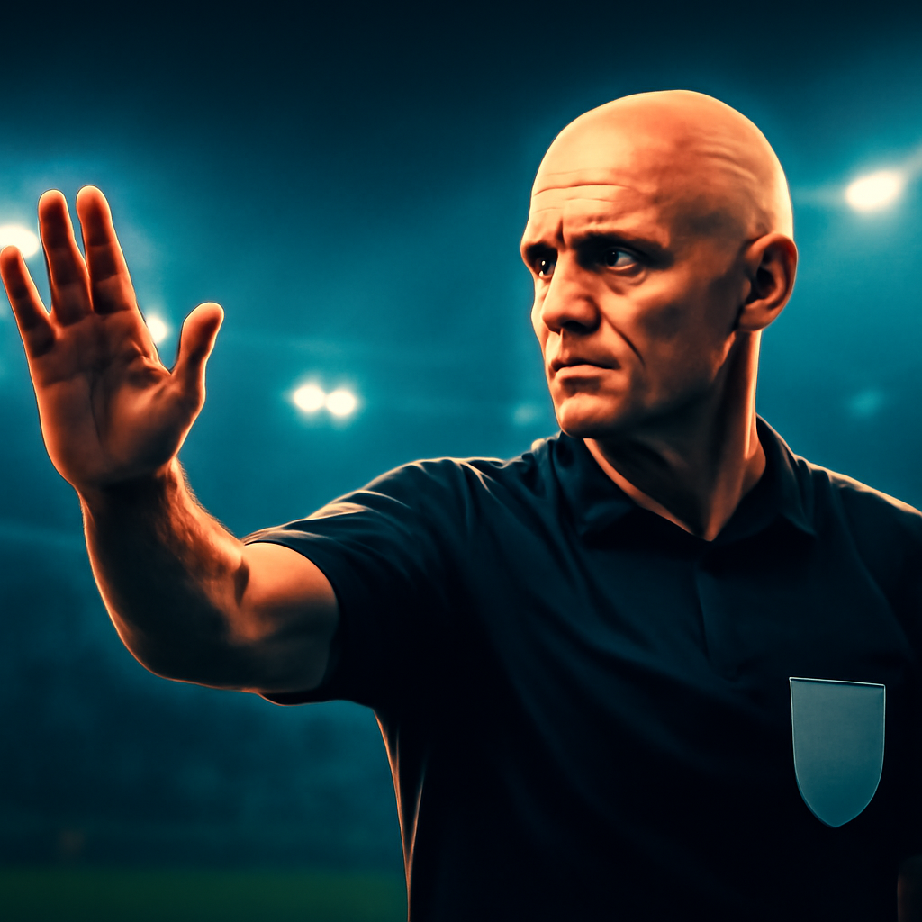 AI-generated editorial illustration for: 'Pattern of missteps': Football bodies launch stunning Infantino rebuke