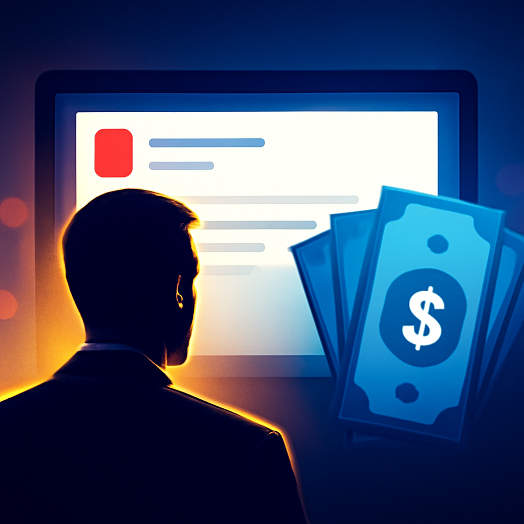 AI-generated editorial illustration for: Why is Trump Media selling early access to Trump's Truth Social posts?