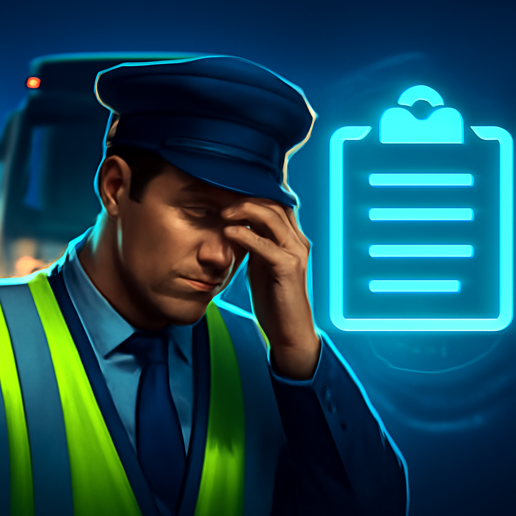 AI-generated editorial illustration for: Brisbane bus driver who struck and killed pedestrian loses appeal