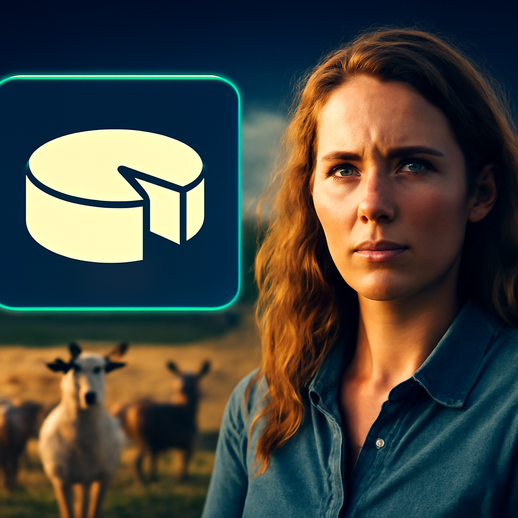 AI-generated editorial illustration for: Quitter ses études pour élever des chèvres et faire du fromage dans la pampa argentine