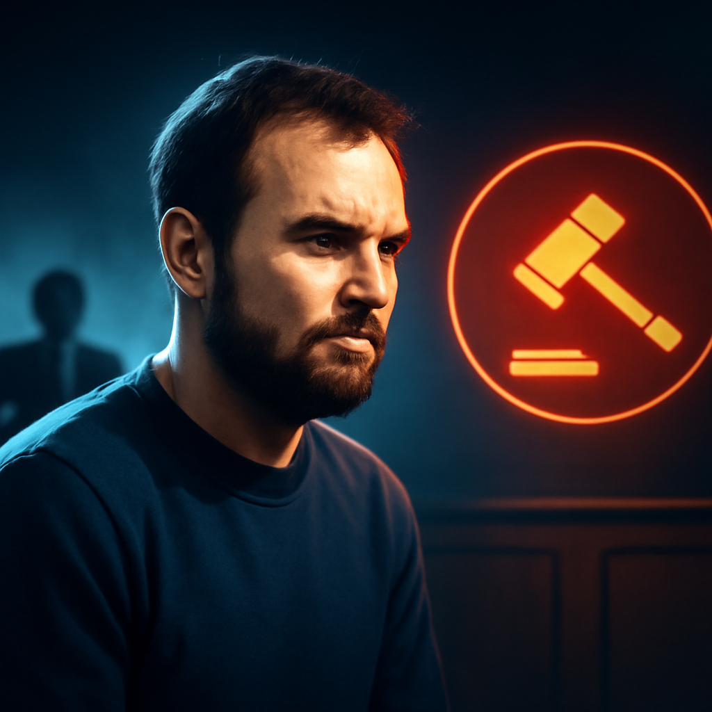 AI-generated editorial illustration for: Man charged over alleged violent threats against Paralympian MP