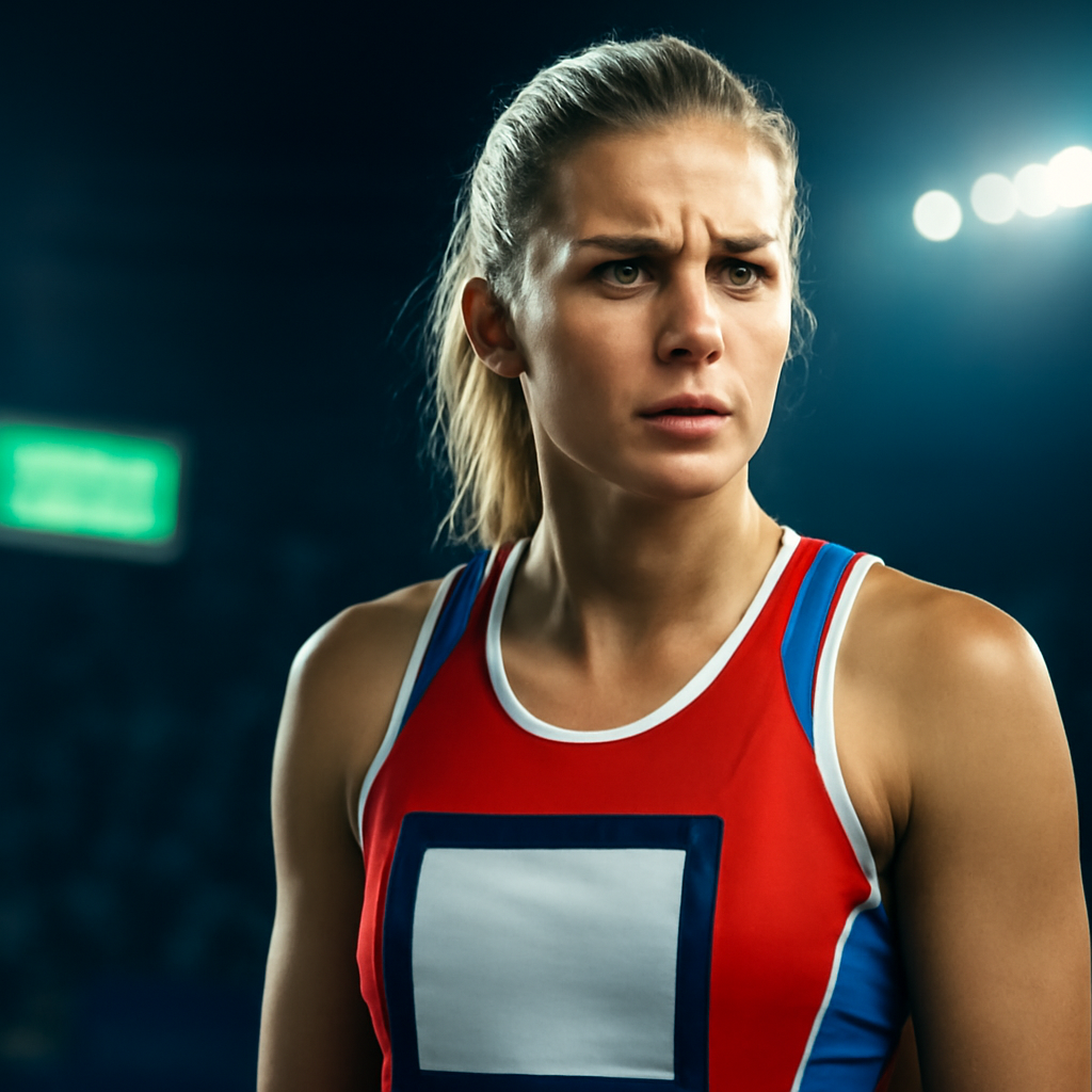 AI-generated editorial illustration for: Netball's uniform debacle hints at bigger problem for women in sport