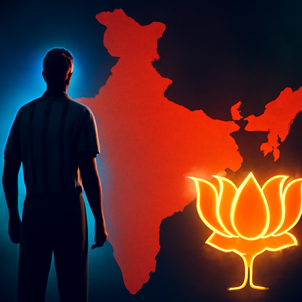 AI-generated editorial illustration for: Bihar Politics: बांकीपुर उपचुनाव के झटके के बाद सवर्ण मिशन पर भाजपा? 38 जिलों में नोडल अधिकारी बदलेंगे समीकरण