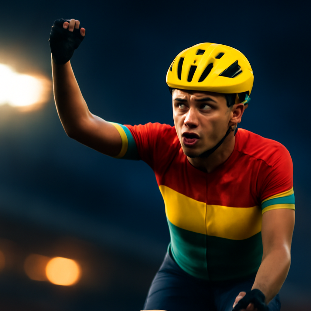 AI-generated editorial illustration for: Le Court wins Tour de France Femmes stage as Reusser keeps overall lead