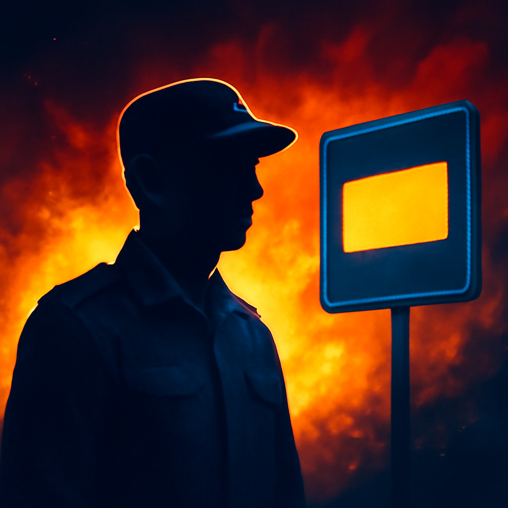 AI-generated editorial illustration for: التحالف يعلن إصابة 11 مدنياً في هجوم للحوثيين جنوبي السعودية، وأنباء عن هجمات وشيكة ضد الرياض
