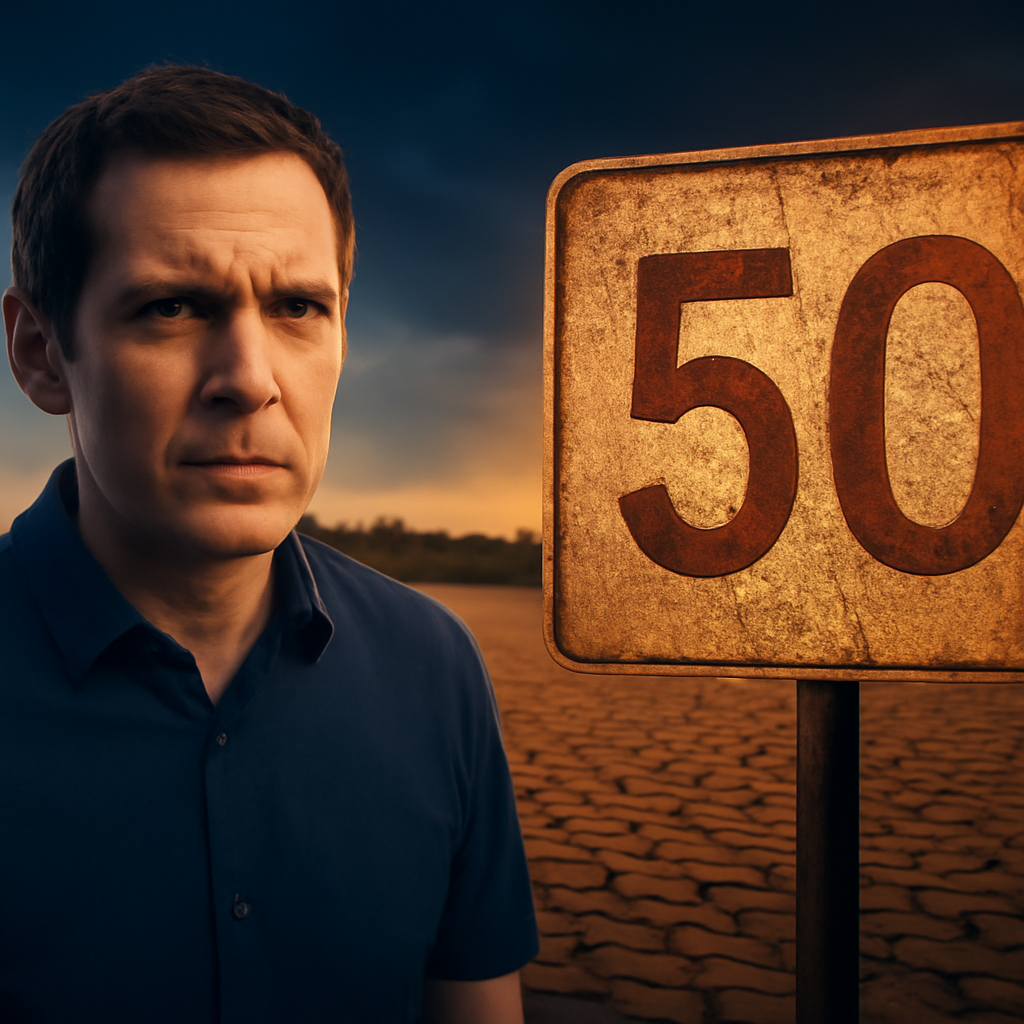 AI-generated editorial illustration for: Village sees 50 days without rain during summer heatwave