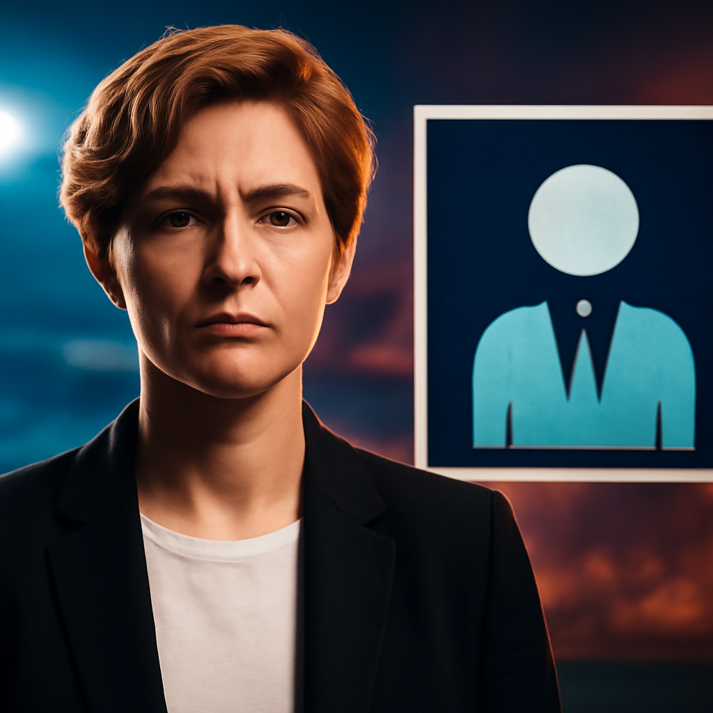 AI-generated editorial illustration for: Prominent queer figure facing backlash for Geelong Liberal candidacy