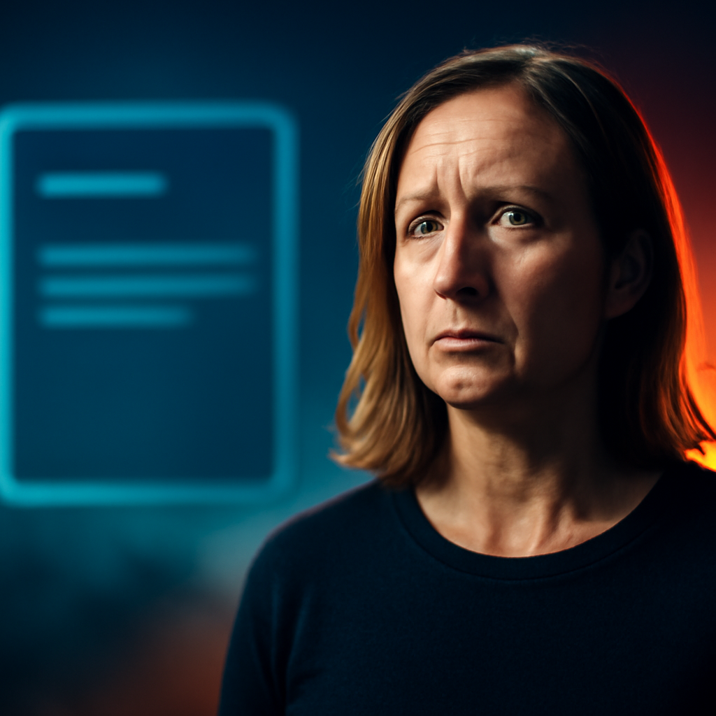 AI-generated editorial illustration for: Elizabeth Young wants the system that 'killed' her daughter fixed