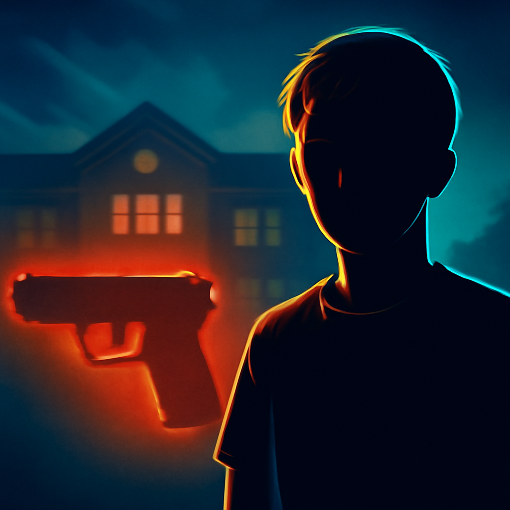 AI-generated editorial illustration for: Tragedia en Tailandia: qué se sabe del tiroteo que dejó ocho muertos en una escuela