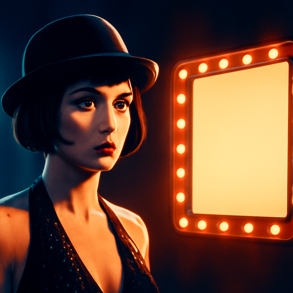 AI-generated editorial illustration for: «Cabaret», le spectacle berlinois sur la montée du nazisme, fête ses soixante ans