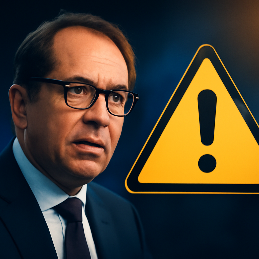 AI-generated editorial illustration for: Germany: Interior Minister warns of 'daily' hybrid warfare