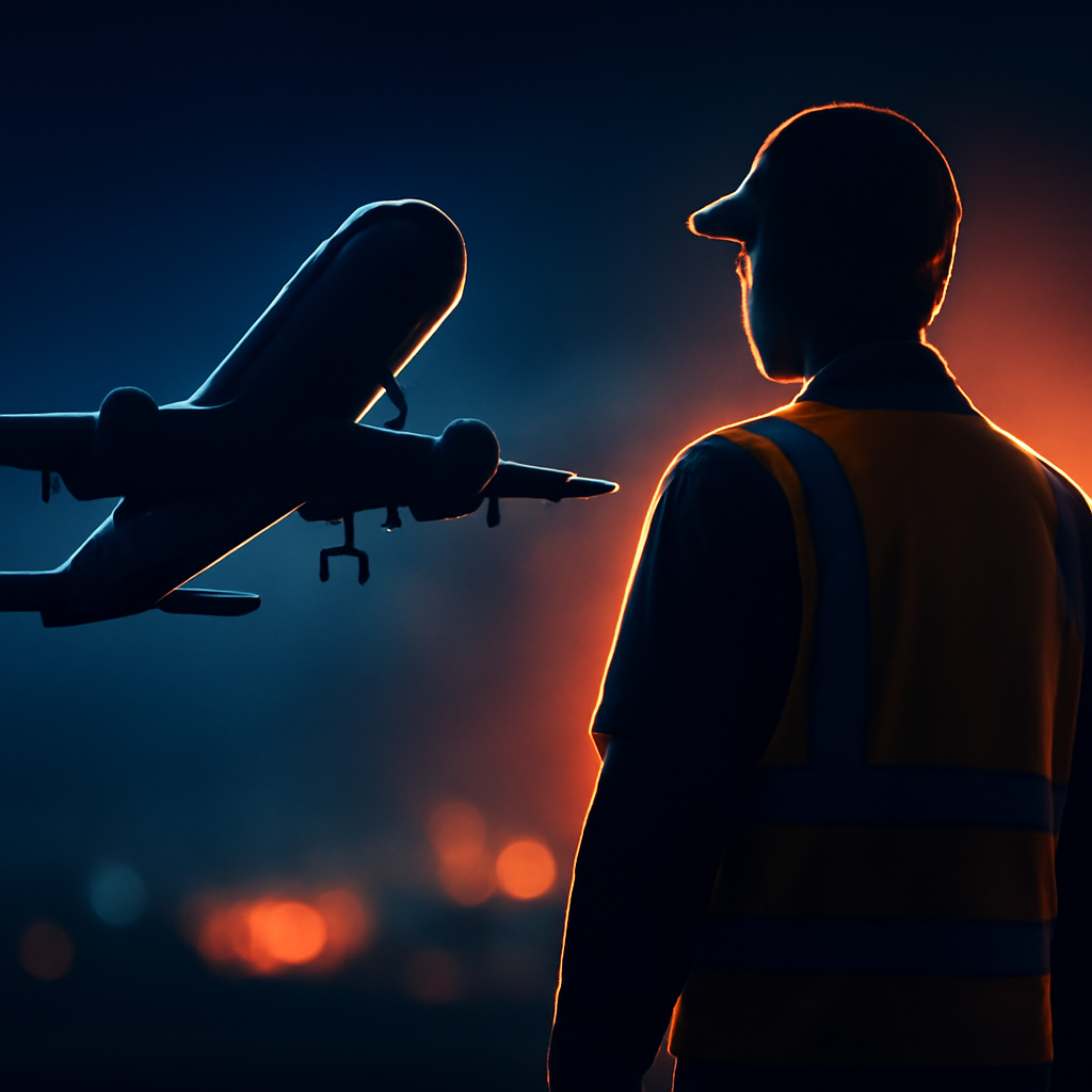 AI-generated editorial illustration for: Aviation bosses summoned, airport workers stood down after Sydney near-miss