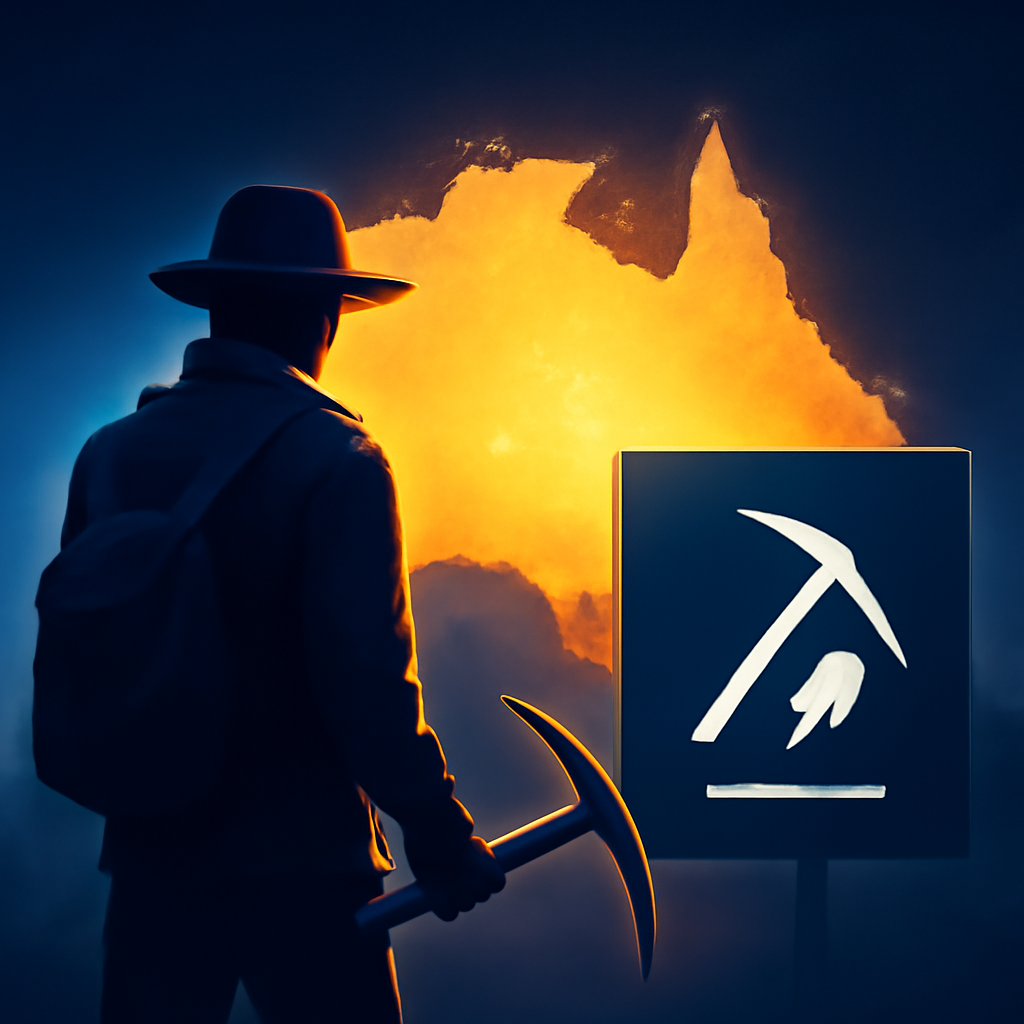 AI-generated editorial illustration for: Gold hunters fear World Heritage bid could undermine prospecting