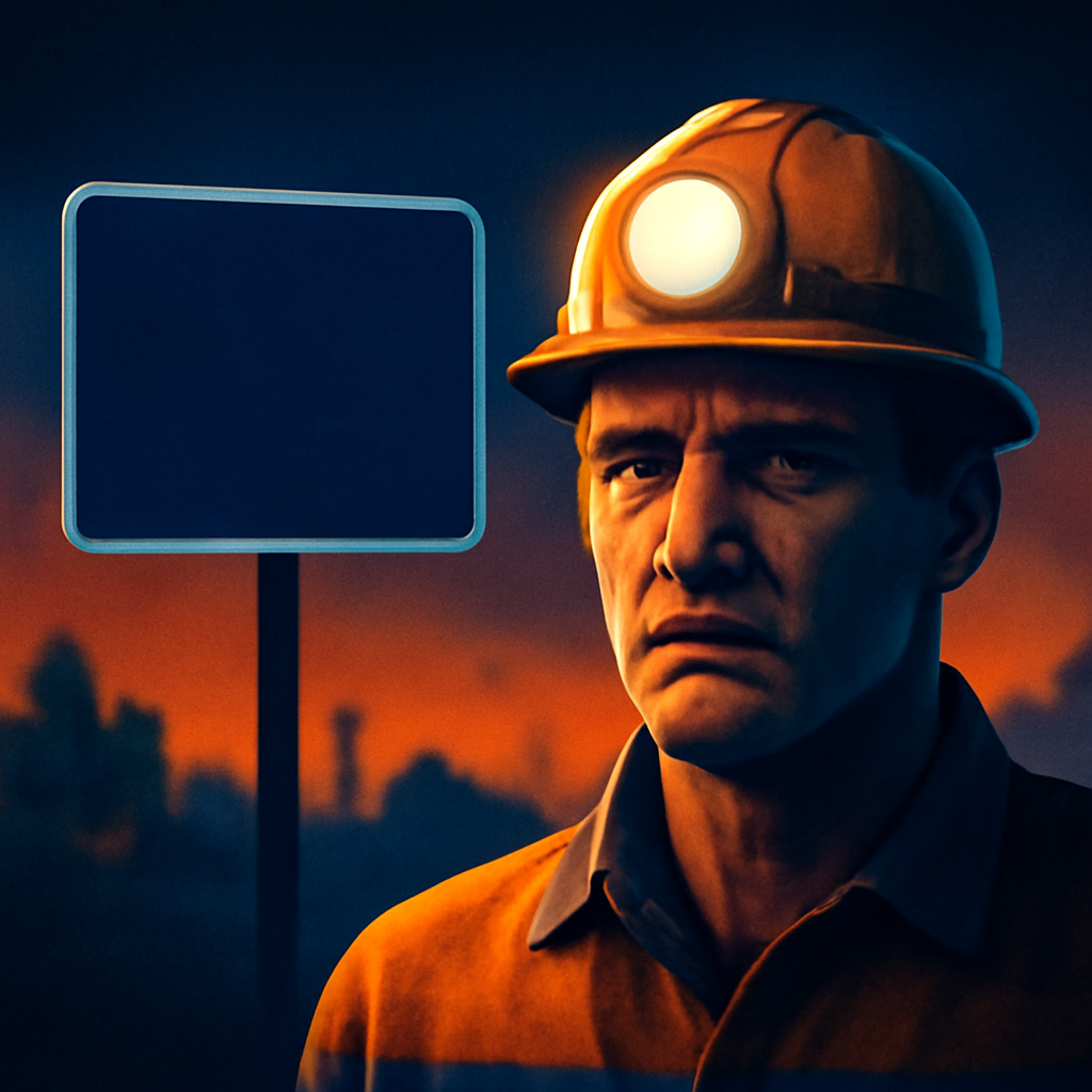 AI-generated editorial illustration for: Mining cities concerned census fails to count FIFO 'ghost population'