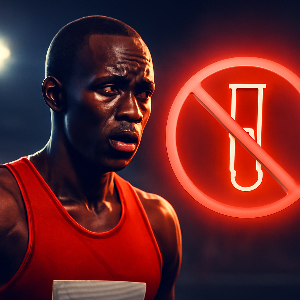 AI-generated editorial illustration for: US 1500m champion Koech gets three-year doping ban
