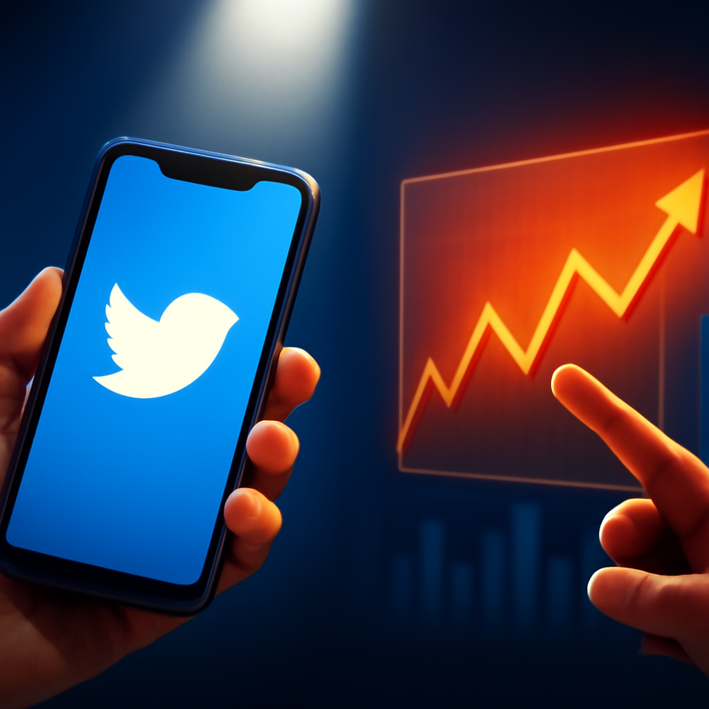 AI-generated editorial illustration for: Trump's Truth Social posts can move markets. Now some users can see them first