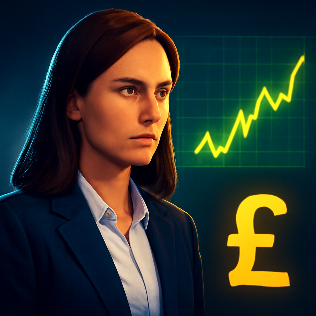 AI-generated editorial illustration for: 'I started in my 20s and made £8,000': Why women are often better investors than men