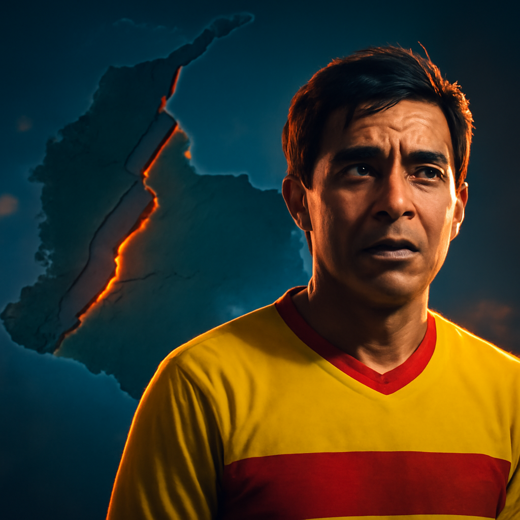 AI-generated editorial illustration for: ¿Cómo enfrenta un país como Colombia un terremoto de esta magnitud?