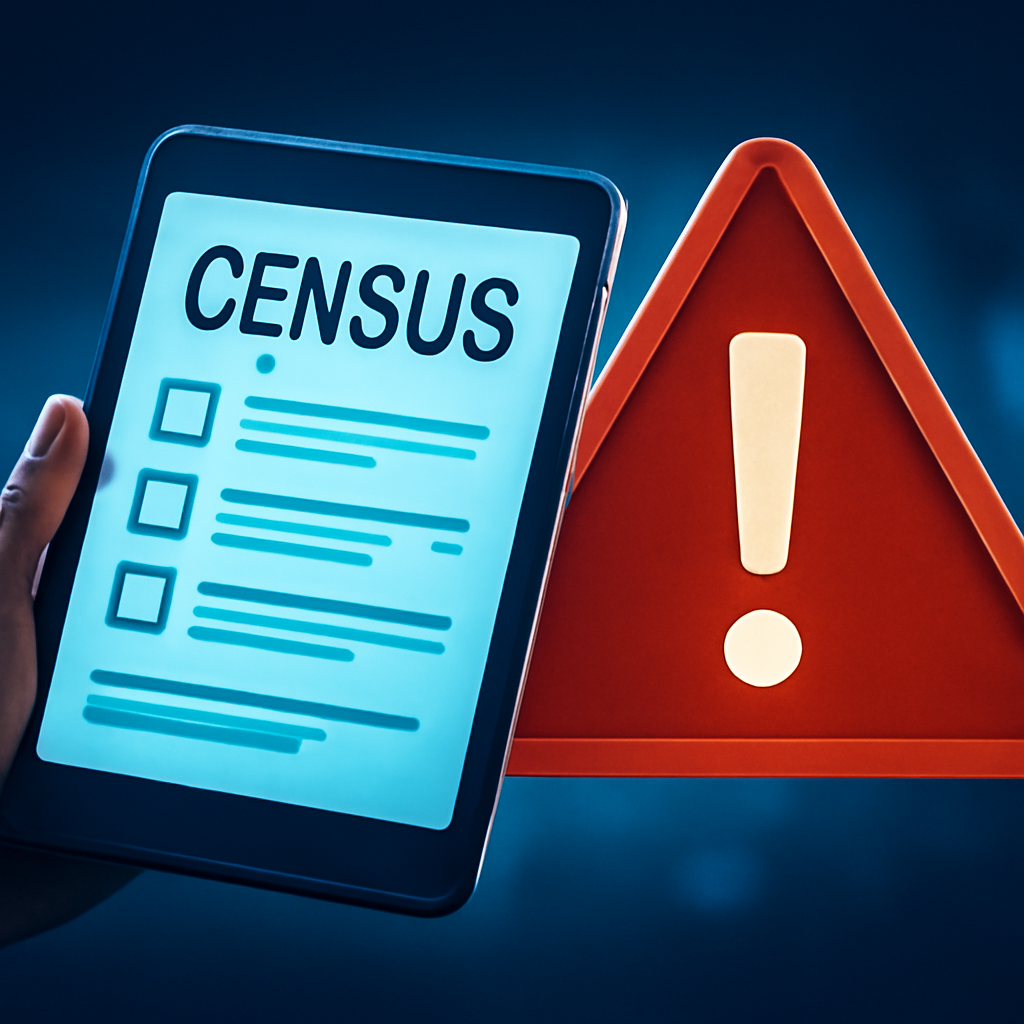 AI-generated editorial illustration for: What happens if you forgot to do the census last night?