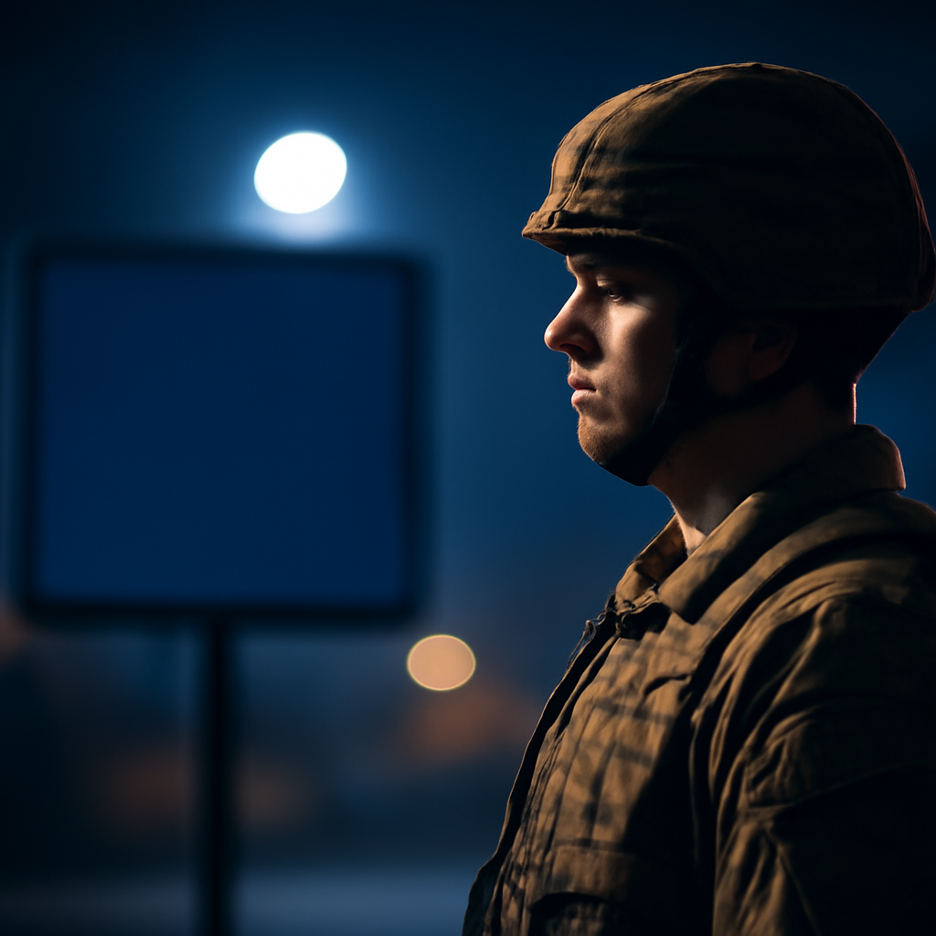 AI-generated editorial illustration for: The effectiveness and cost of the National Guard deployment in D.C.