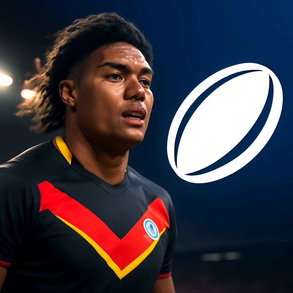 AI-generated editorial illustration for: Brian To'o is still just the beginning for the PNG Chiefs