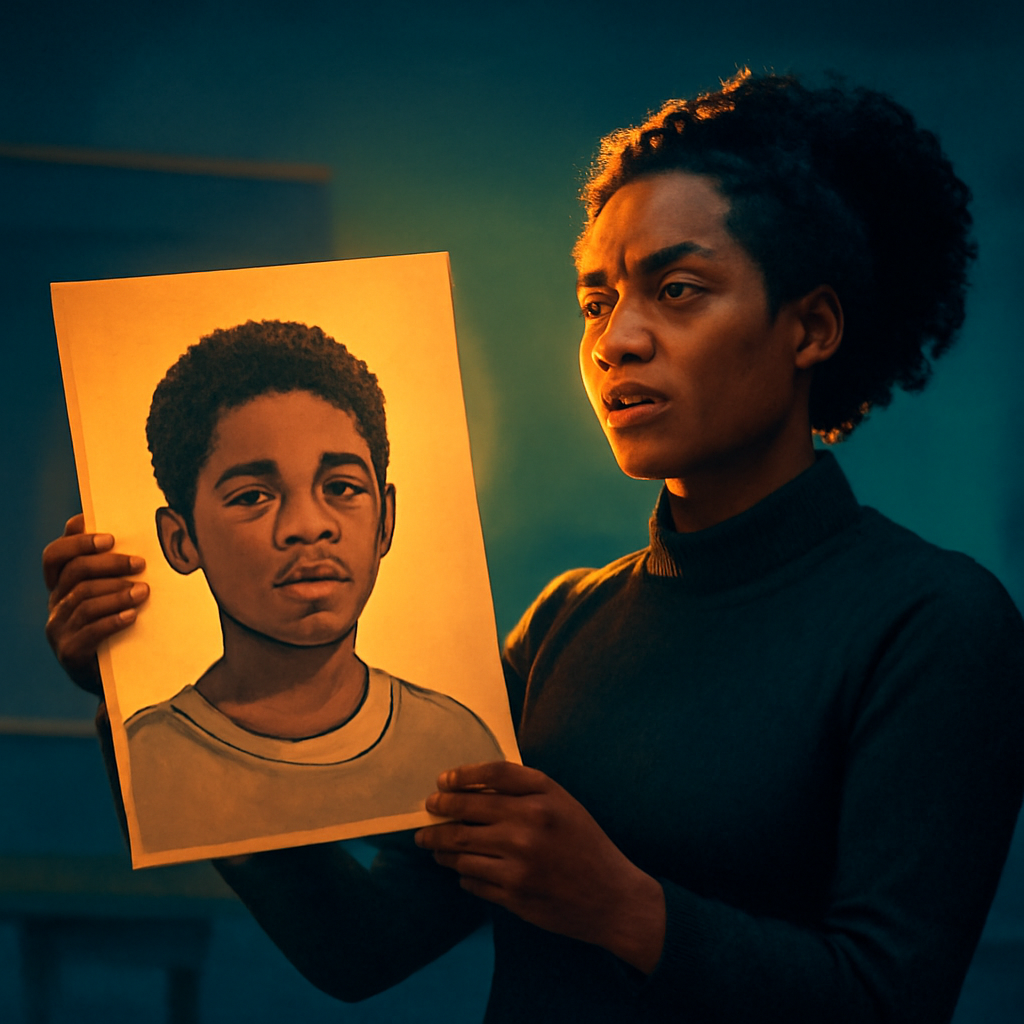 AI-generated editorial illustration for: Teacher empowers her students to see themselves as art
