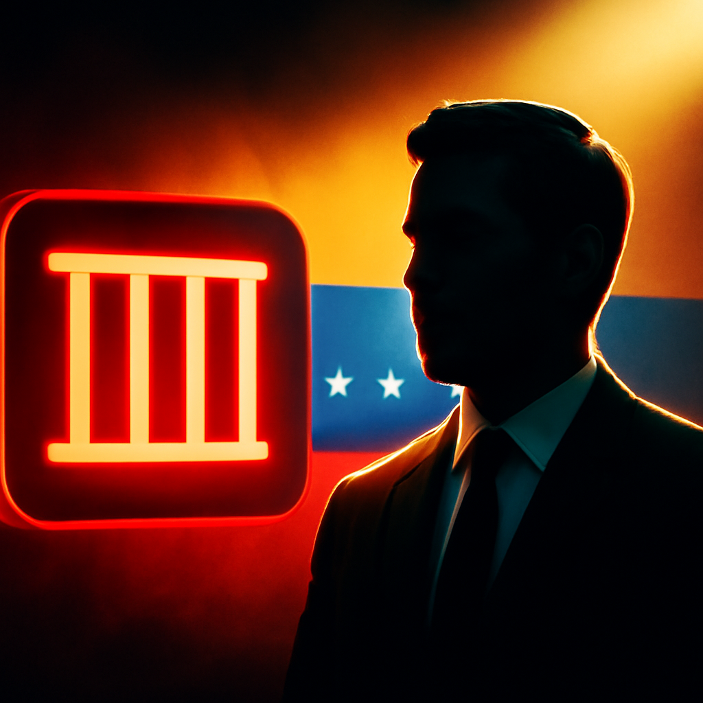 AI-generated editorial illustration for: El chavismo anuncia 131 excarcelaciones en medio del diálogo con la oposición venezolana