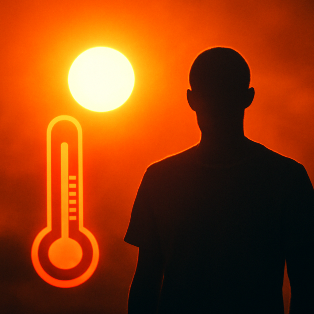 AI-generated editorial illustration for: News Wrap: Record-breaking heat wave grips Europe