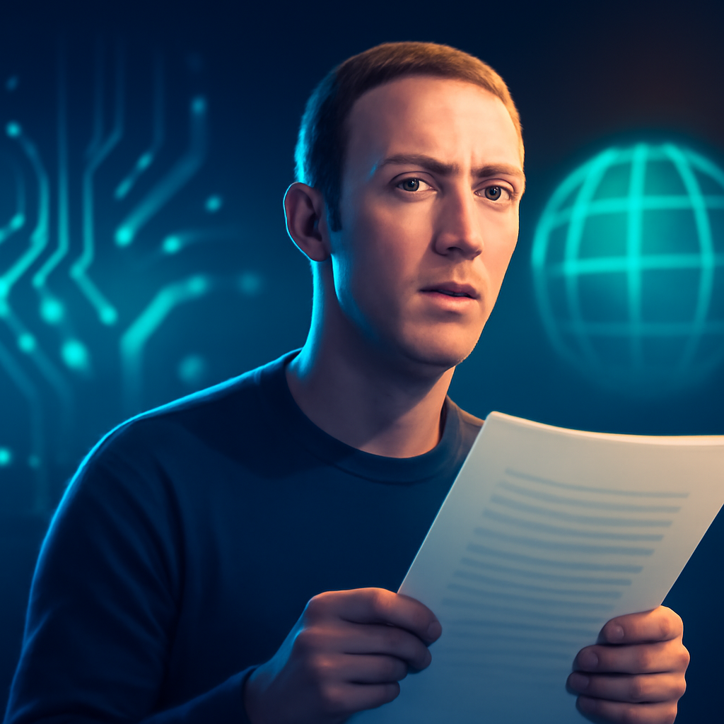 AI-generated editorial illustration for: Why tech bosses keep sharing their manifestos about AI