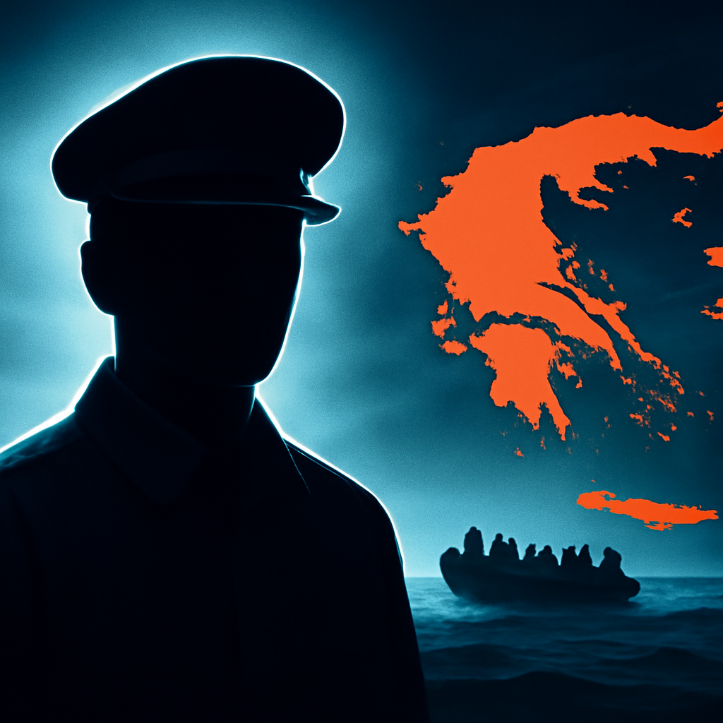 AI-generated editorial illustration for: Greece toughens stance on illegal migration with new deportation plan