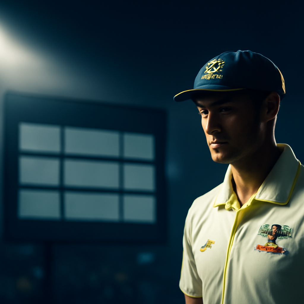 AI-generated editorial illustration for: Live: Australia in need of big improvements on day three against Bangladesh